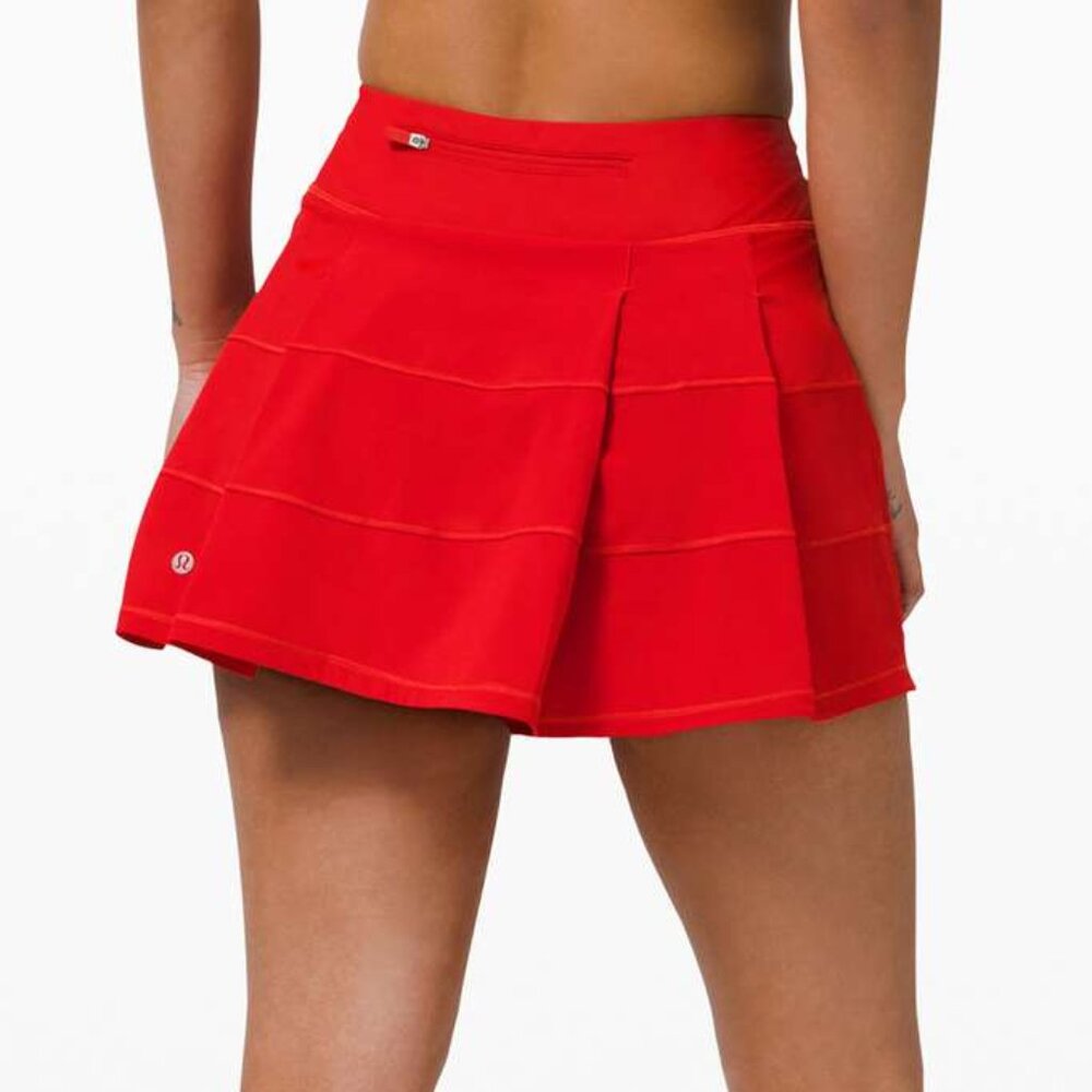 Lululemon Pace Rival Skirt Tall Dark Red 15" Size 6 Skort - RARE
